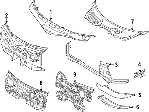 Cowl for 2024 Audi e-tron GT #0