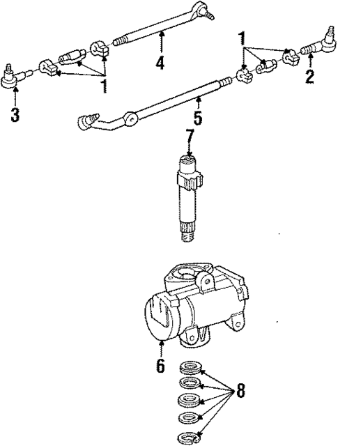 Steering Gear & Linkage for 1989 Ford Bronco #0