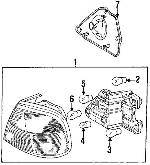 Bulbs - Chassis for 1996 Jaguar XJR #0