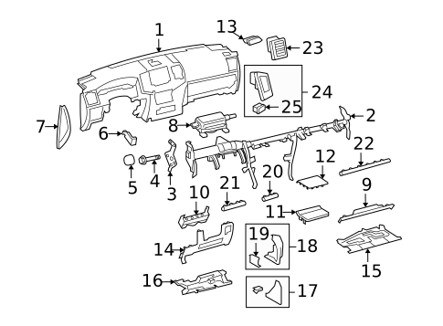 Instrument Panel for 2008 Toyota Land Cruiser #0