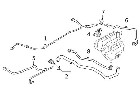 Hoses & Pipes for 2016 BMW M6 #2