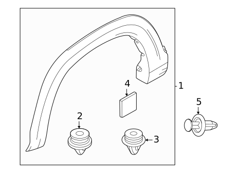 Exterior Trim - Fender for 2023 Mazda MX-30 EV #0