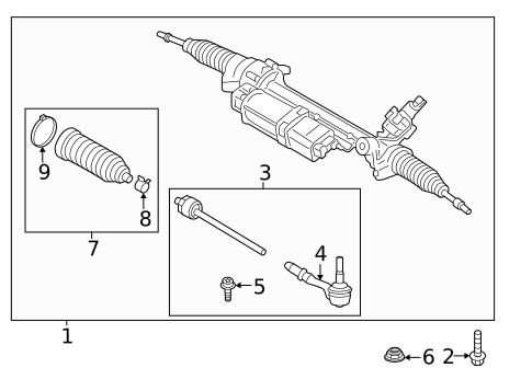Steering Gear & Linkage for 2021 BMW X6 #0