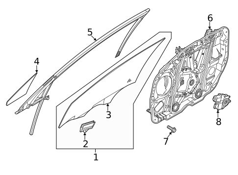 Front Door for 2022 Kia K5 #1