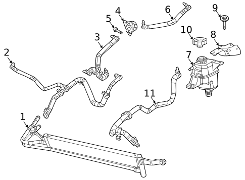 Radiator & Components for 2021 Ram 1500 #1