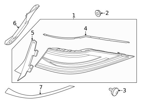 Tail Lamps for 2023 Genesis G90 #0