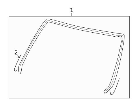 Reveal Moldings for 1999 Mazda 626 #0