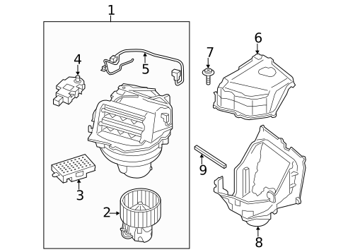 Blower Motor & Fan for 2013 BMW 750i #3