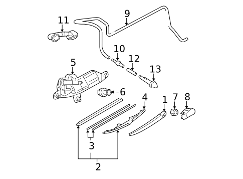 Wiper & Washer Components for 2006 Mazda 6 #2