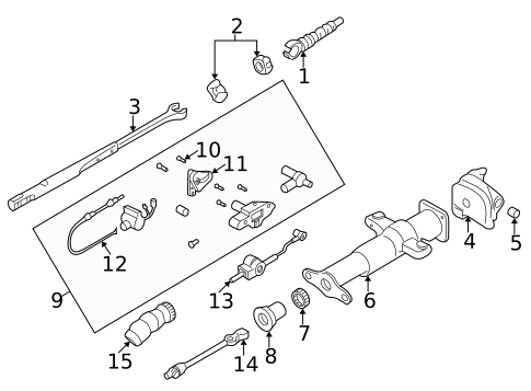 Shaft & Internal Components for 2002 GMC Savana 3500 #0