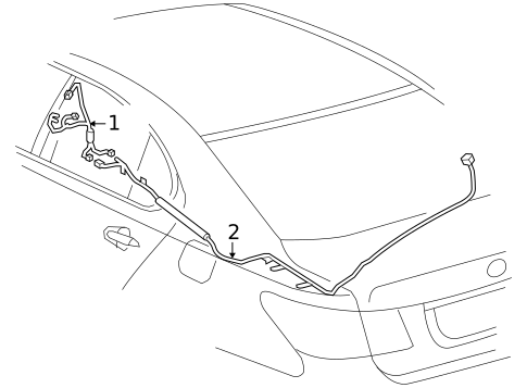 Antenna & Radio for 2010 Lexus LS600h #1