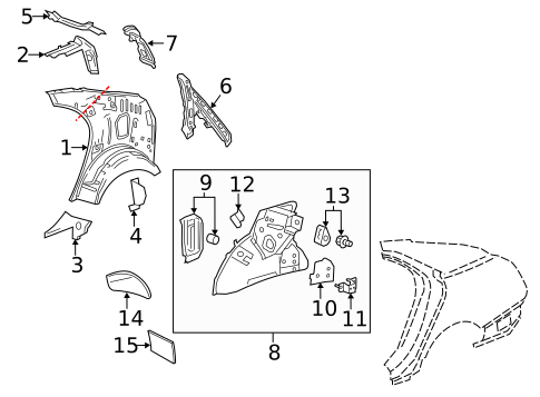 Inner Structure for 2019 Cadillac CTS #0