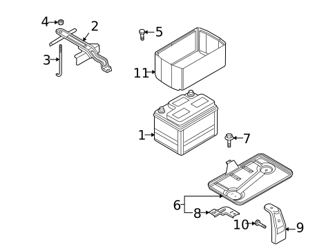 Battery for 2006 Mazda 6 #0