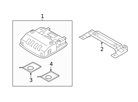 Overhead Console for 2016 Hyundai Accent #0
