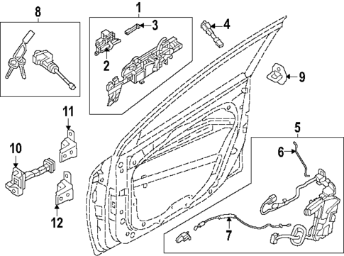 Front Door for 2023 Hyundai Ioniq 6 #1