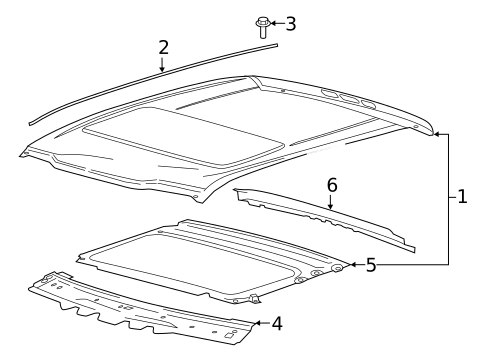 Roof & Components for 2017 Ford F-250 Super Duty #1