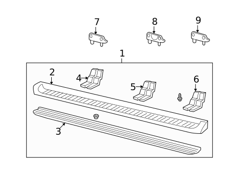Running Board for 2005 Mercury Mountaineer #0