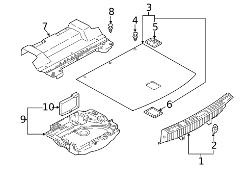 Interior Trim - Rear Body for 2019 Audi S5 #6