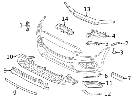 Bumper & Components - Front for 2020 Volvo S60 #2