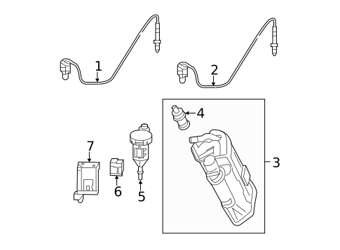Emission Components for 2014 Mercedes-Benz E350 #0
