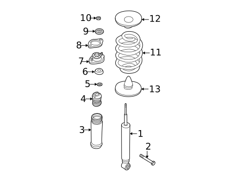 Shocks & Components for 1999 BMW 328i #0