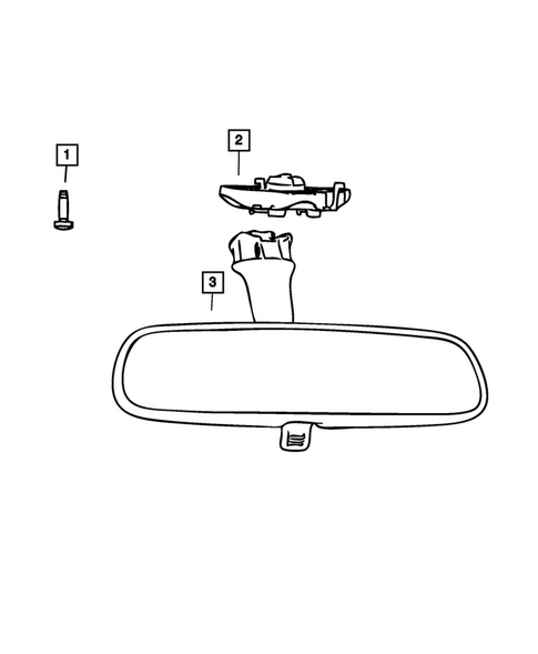 Glass and Interior Rearview Mirror for 2025 Jeep Wrangler #5