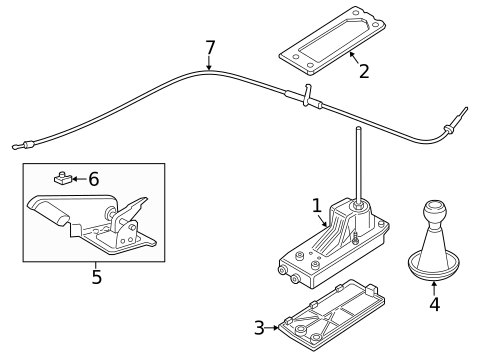 Gear Shift Control for 2014 Mini Cooper Countryman #0