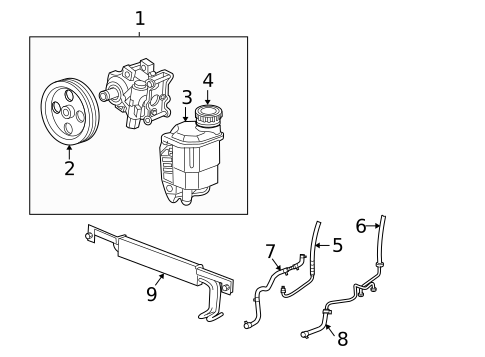 Pump & Hoses for 2007 Dodge Ram 2500 #0