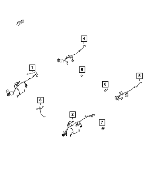 Wiring-Body and Accessories for 2017 Chrysler 200 #3
