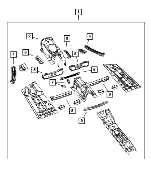 Floor Pans for 2019 Dodge Charger #1