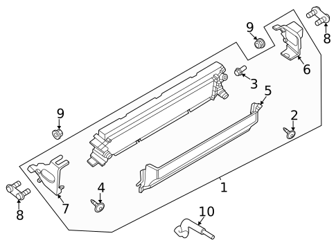 Radiator & Components for 2022 Ford F-450 Super Duty #2