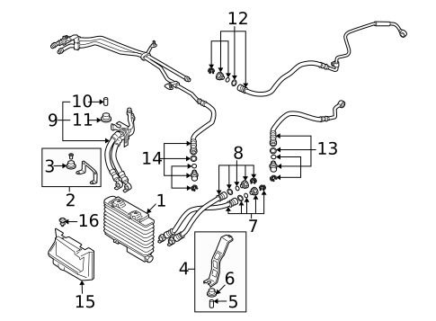 Oil Cooler for 2007 Mazda RX-8 #0