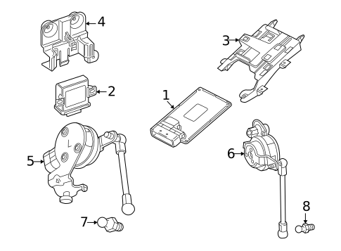 Headlamp Components for 2019 Cadillac CTS #1