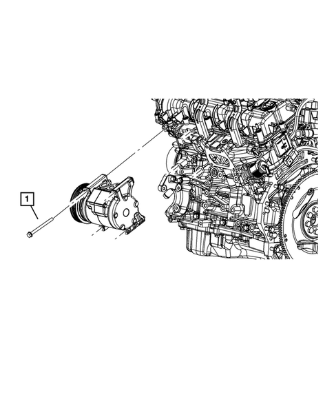 Air Conditioner Compressor and Mounting for 2011 Dodge Durango #3
