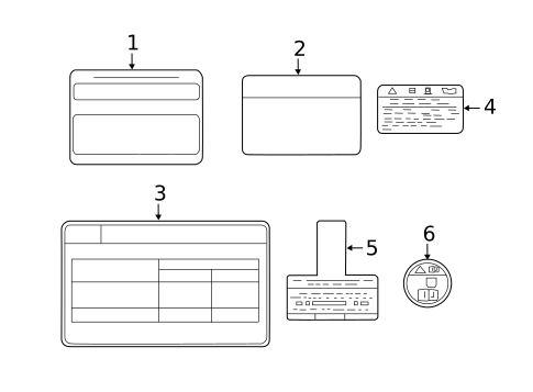 Labels for 2016 Kia Sorento #0