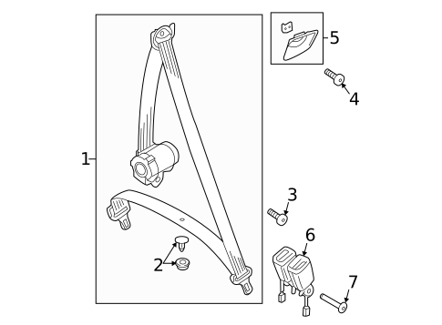 Seat Belt for 2022 Audi SQ7 #2