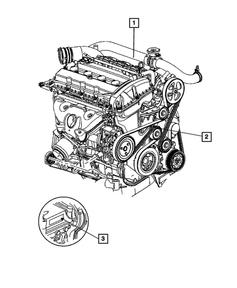 Engine Identification, Service Engines & Engine Service Kits for 2017 Jeep Patriot #1
