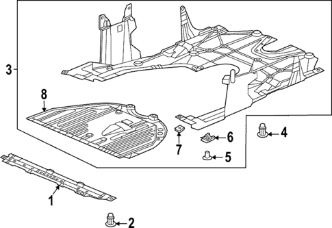 Splash Shields for 2024 Honda Civic #0
