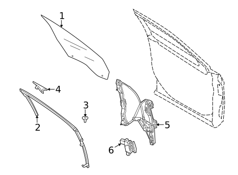 Front Door for 2014 Ford Special Service Police Sedan #0