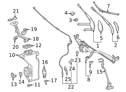Wipers for 2022 Mercedes-Benz C43 AMG #2