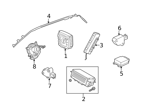 Air Bag Components for 2013 Land Rover Range Rover Sport #0