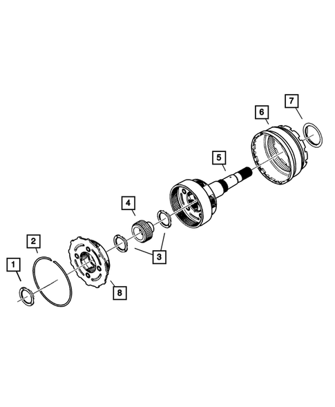 Gear Train for 2007 Dodge Ram 1500 #2