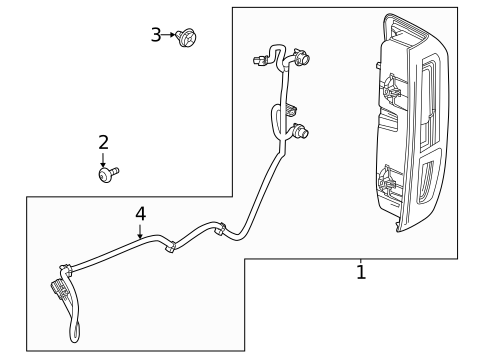 Tail Lamps for 2023 GMC Sierra 3500 HD #1