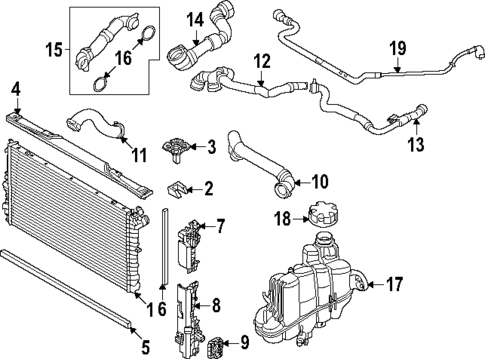 Radiator & Components for 2025 Mini Countryman #0