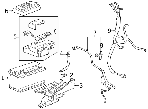 Battery for 2016 GMC Yukon #1