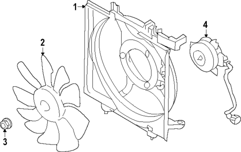 Cooling Fan for 2025 Subaru Forester #0