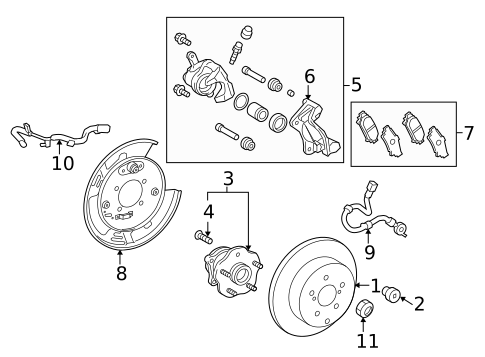Anti-Lock Brakes for 2012 Lexus RX450h #0