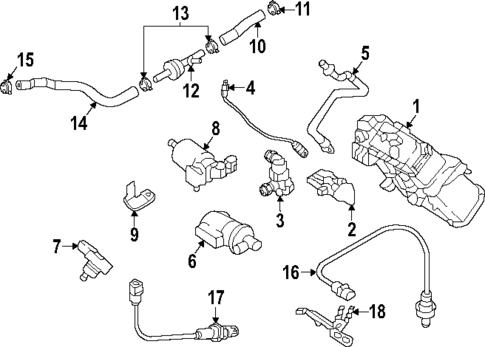Emission Components for 2025 Genesis G90 #0
