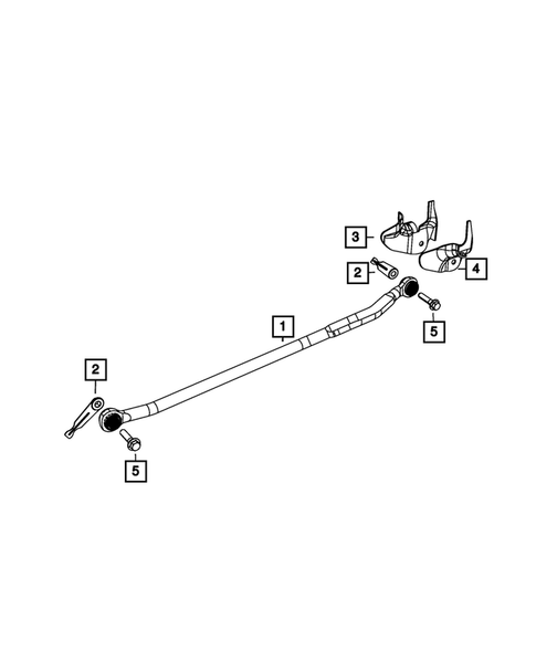 Front Stabilizer Bar for 2011 Ram 3500 #2