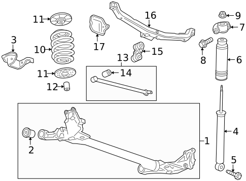 Rear Suspension for 2014 Chevrolet Cruze #0